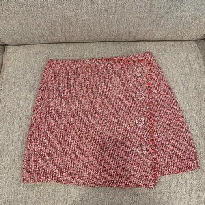 Topshop textured work skirt